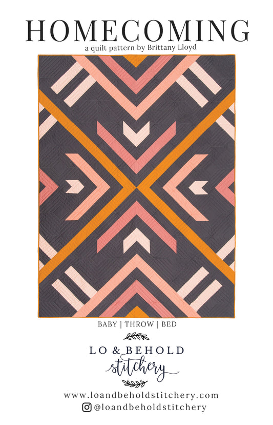 Homecoming Quilt Pattern by Lo and Behold Stitchery