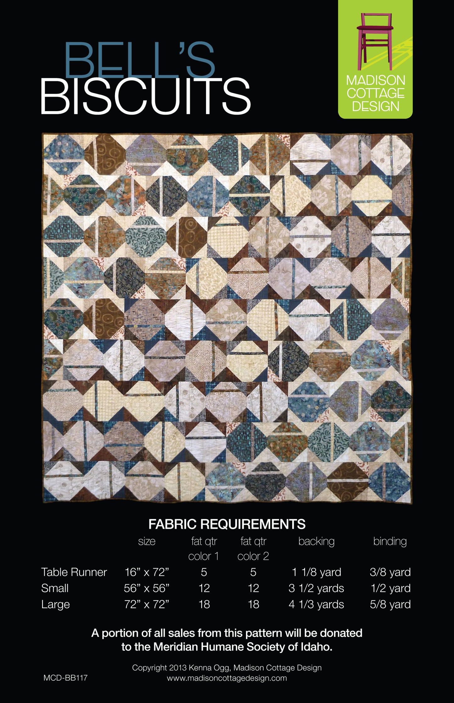 Bells Biscuits Quilt Pattern by Madison Cottage Design