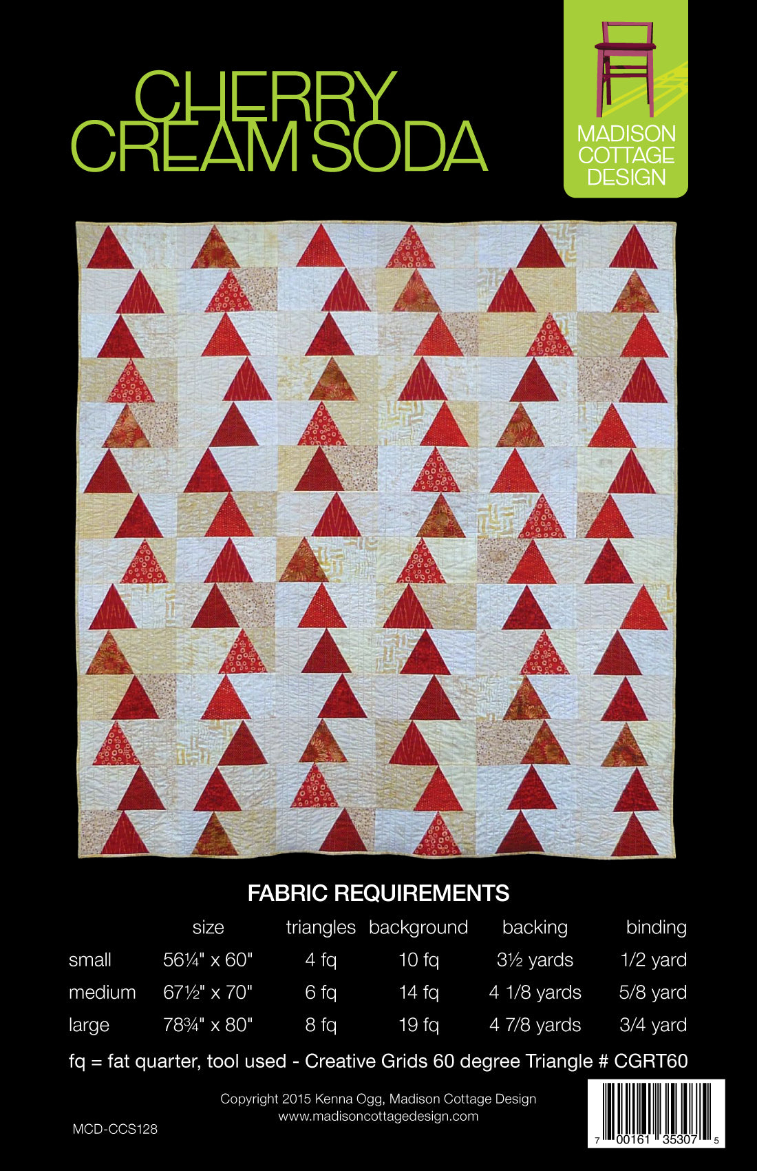 Cherry Cream Soda Quilt Pattern by Madison Cottage Design
