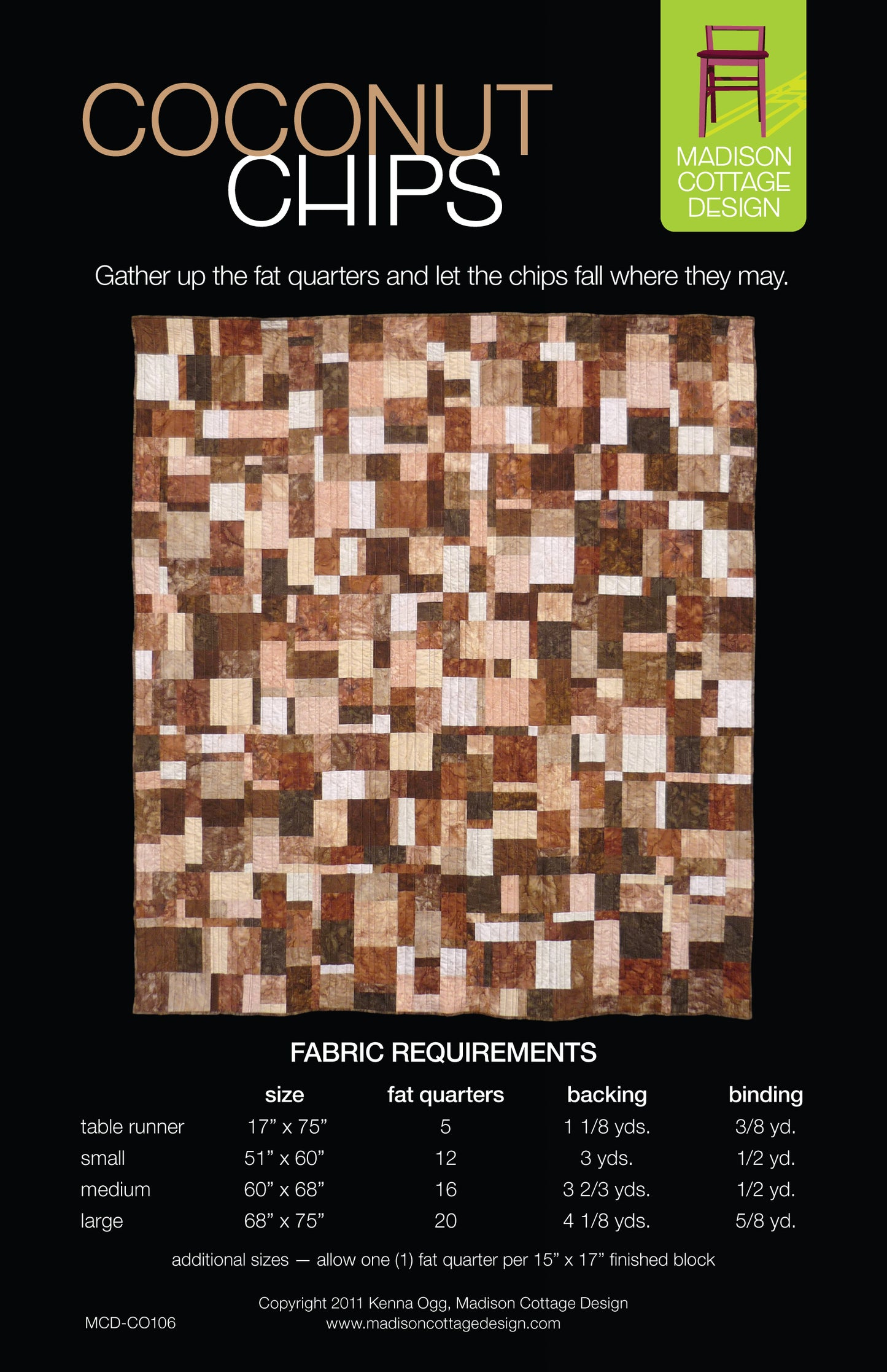 Coconut Chips Quilt Pattern