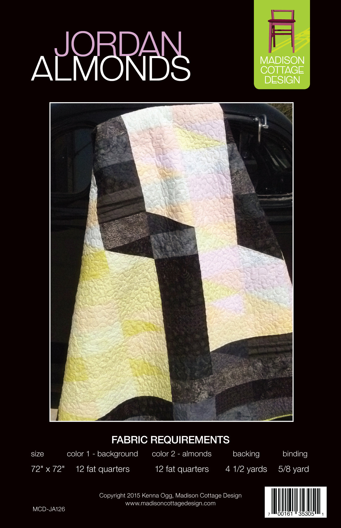 Jordan Almonds Quilt Pattern by Madison Cottage Design