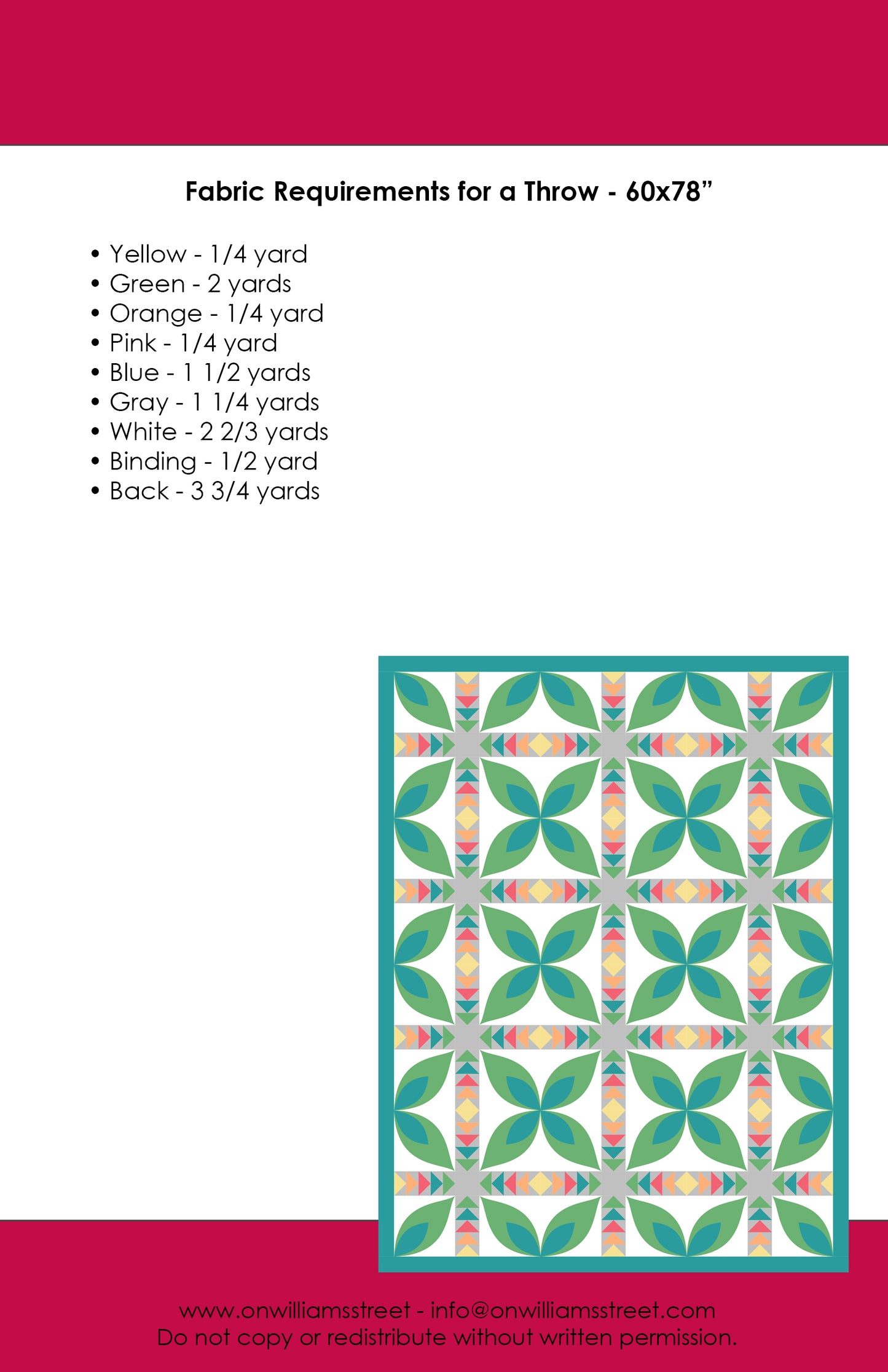 Paradise Quilt Pattern