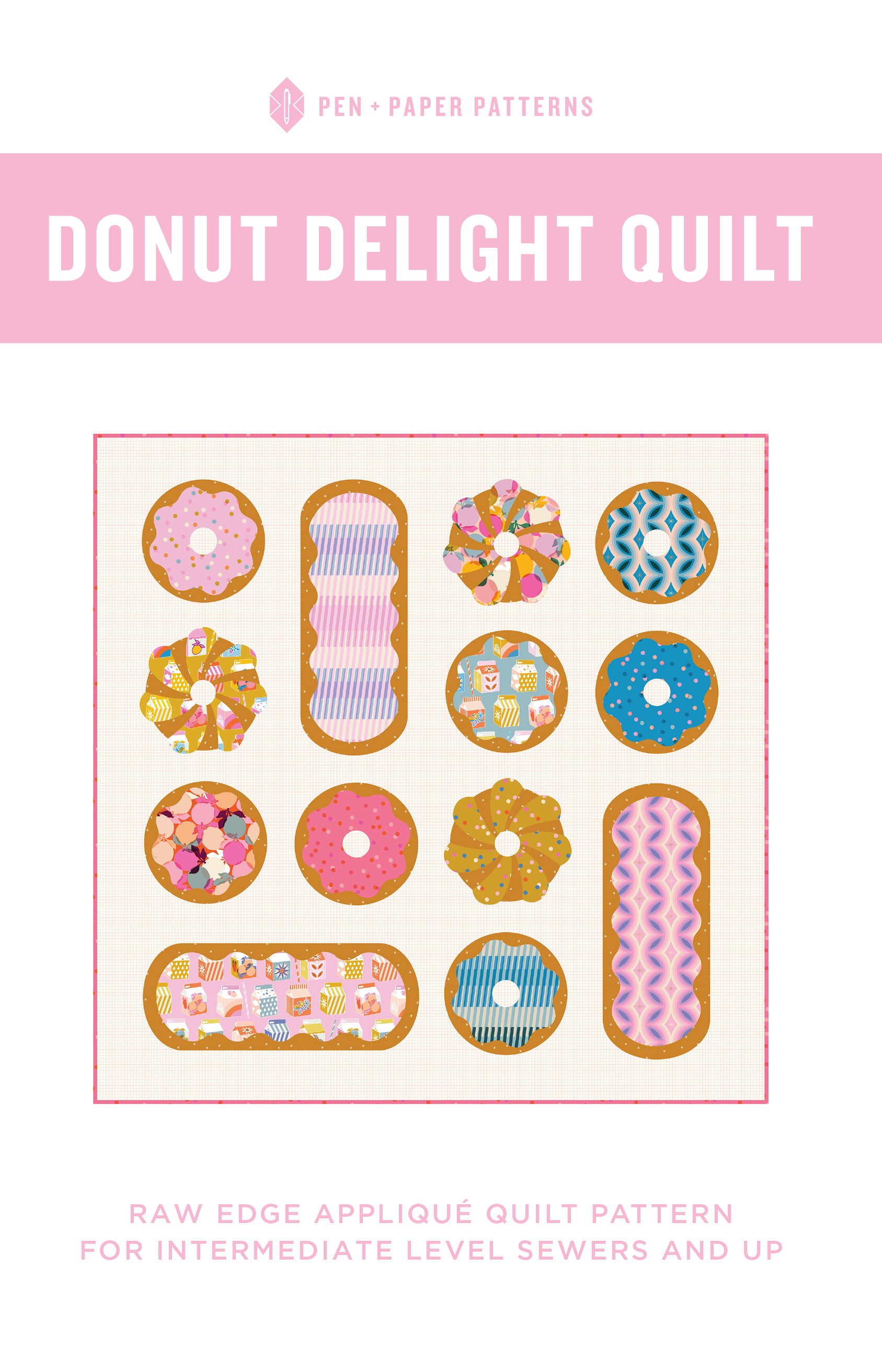 Donut Delight Quilt Pattern by Pen and Paper Patterns