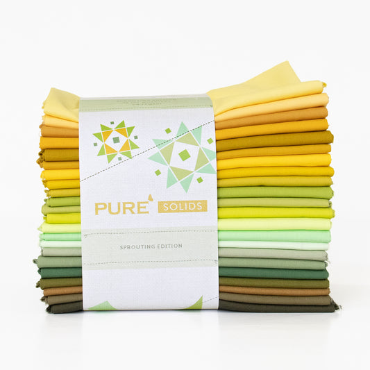 Pure Solids Fat Quarter Bundle - Sprouting - Art Gallery Fabrics