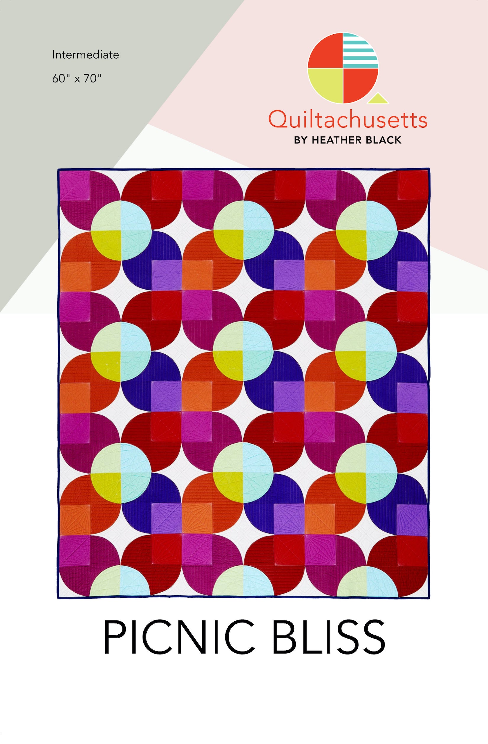 Picnic Bliss Quilt Pattern by Quiltachusetts