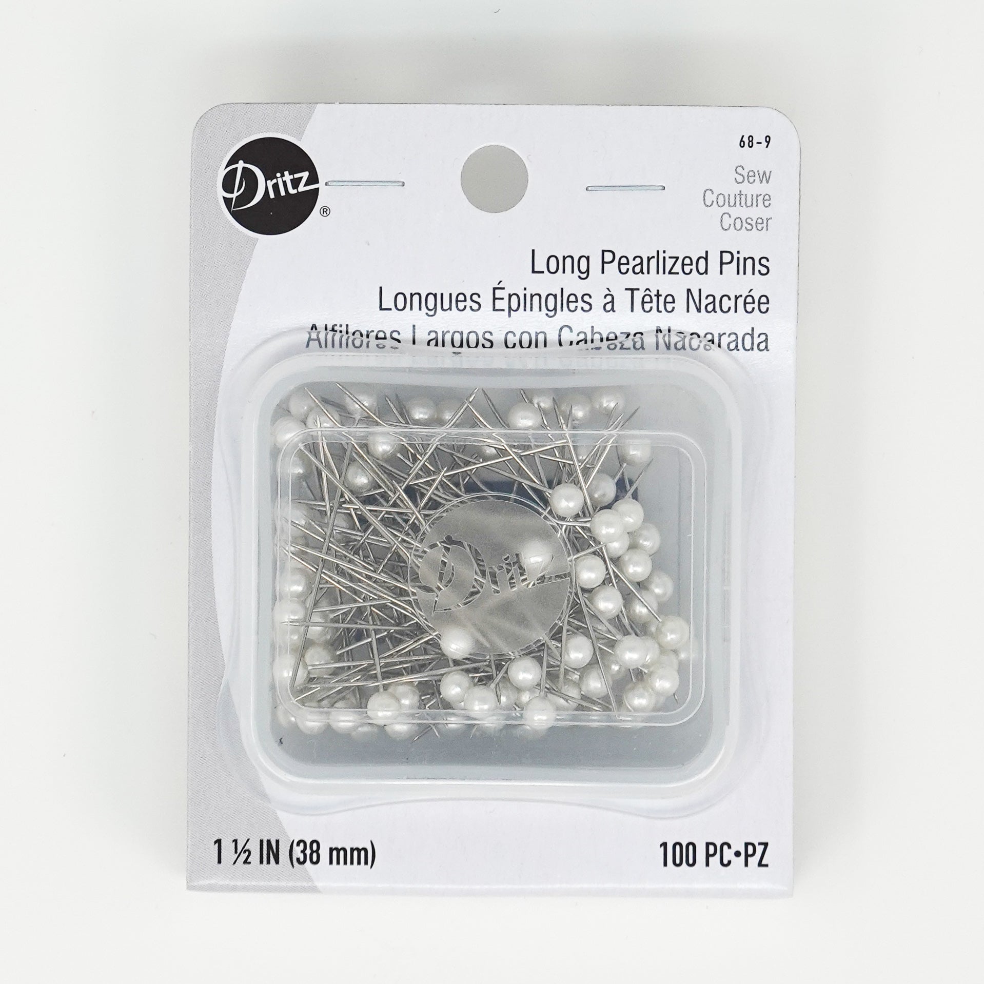 Sewing Pins - 1.5 in - Set of 100 - Pearlized White – Sewfinity