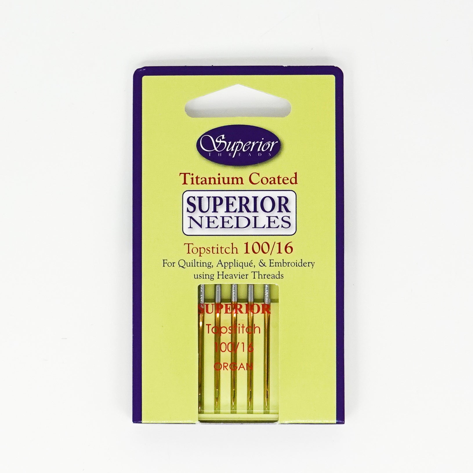 Superior Sewing Machine Needles - Topstitch - 16/100 - Set Of 5 – Sewfinity