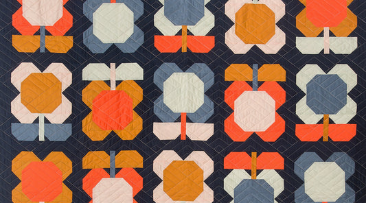 Folk Blooms Quilt Pattern by Pen and Paper Patterns - Sewfinity.com