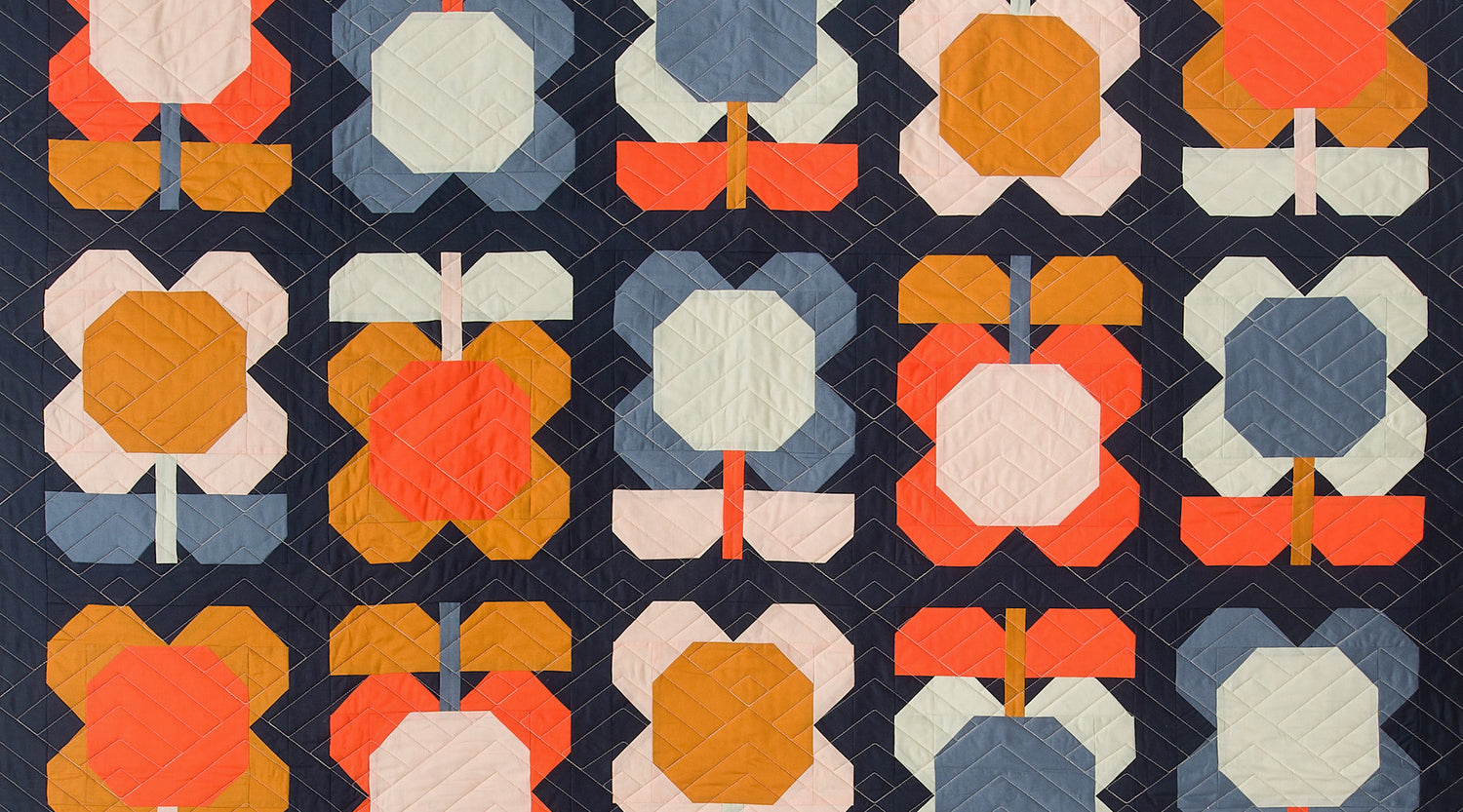 Folk Blooms Quilt Pattern Sewfinity
