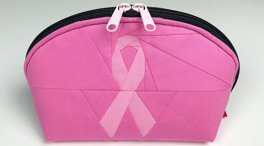 SewPINK: byAnnie Clam Up + Sewfinity Fabric + Awareness Ribbon