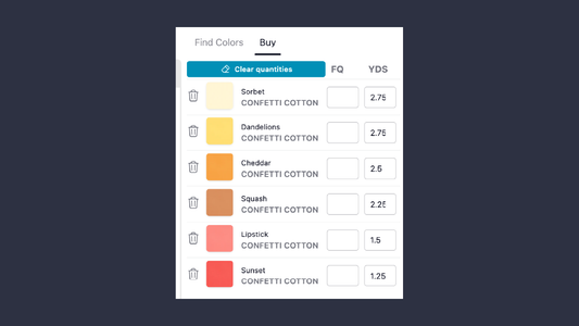 Buy Panel: new Yardage quantity rounding