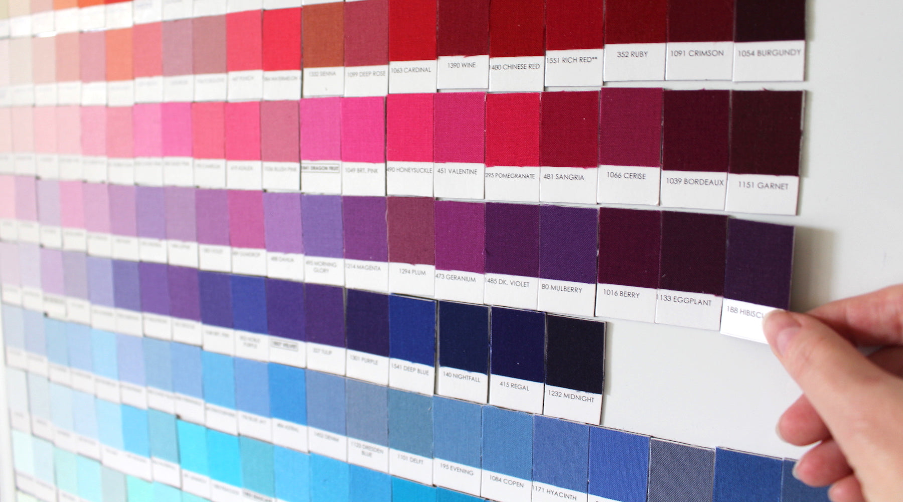 fabric swatch magnet board