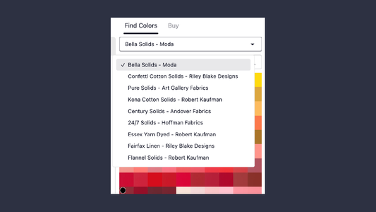 Find Colors: 3 new fabric collections
