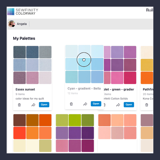 Your palettes: sortable and polished