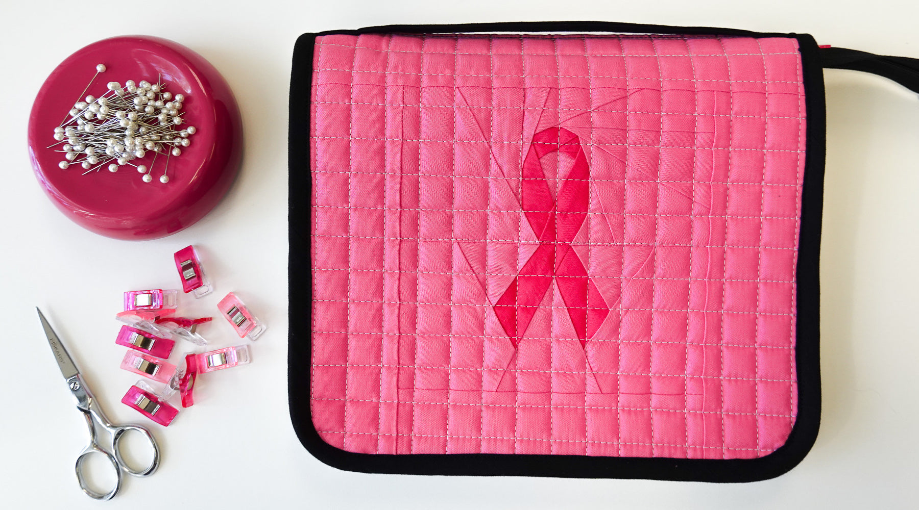SewPINK: Awareness Ribbon Zip It Up