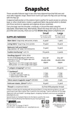 Snapshot Sewing Pattern - ByAnnie