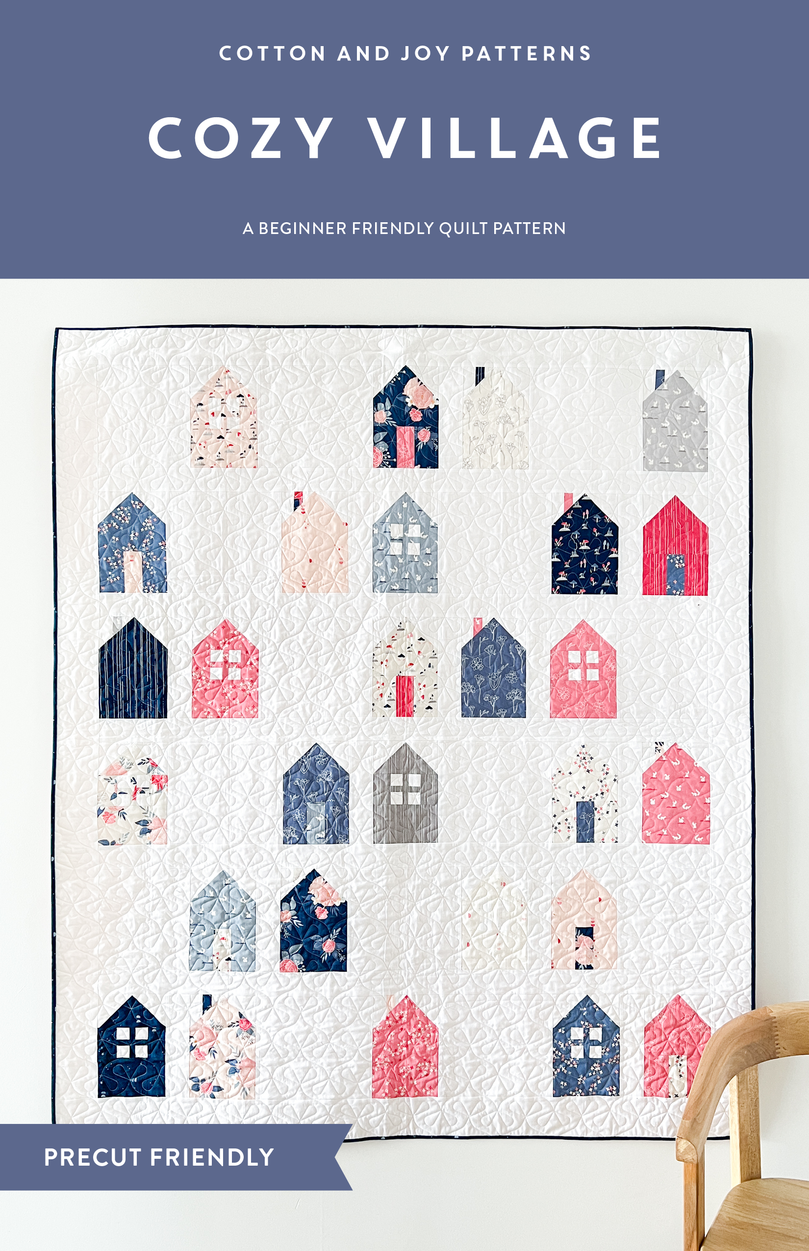 Cozy Village Quilt Pattern by Cotton and Joy - Sewfinity.com