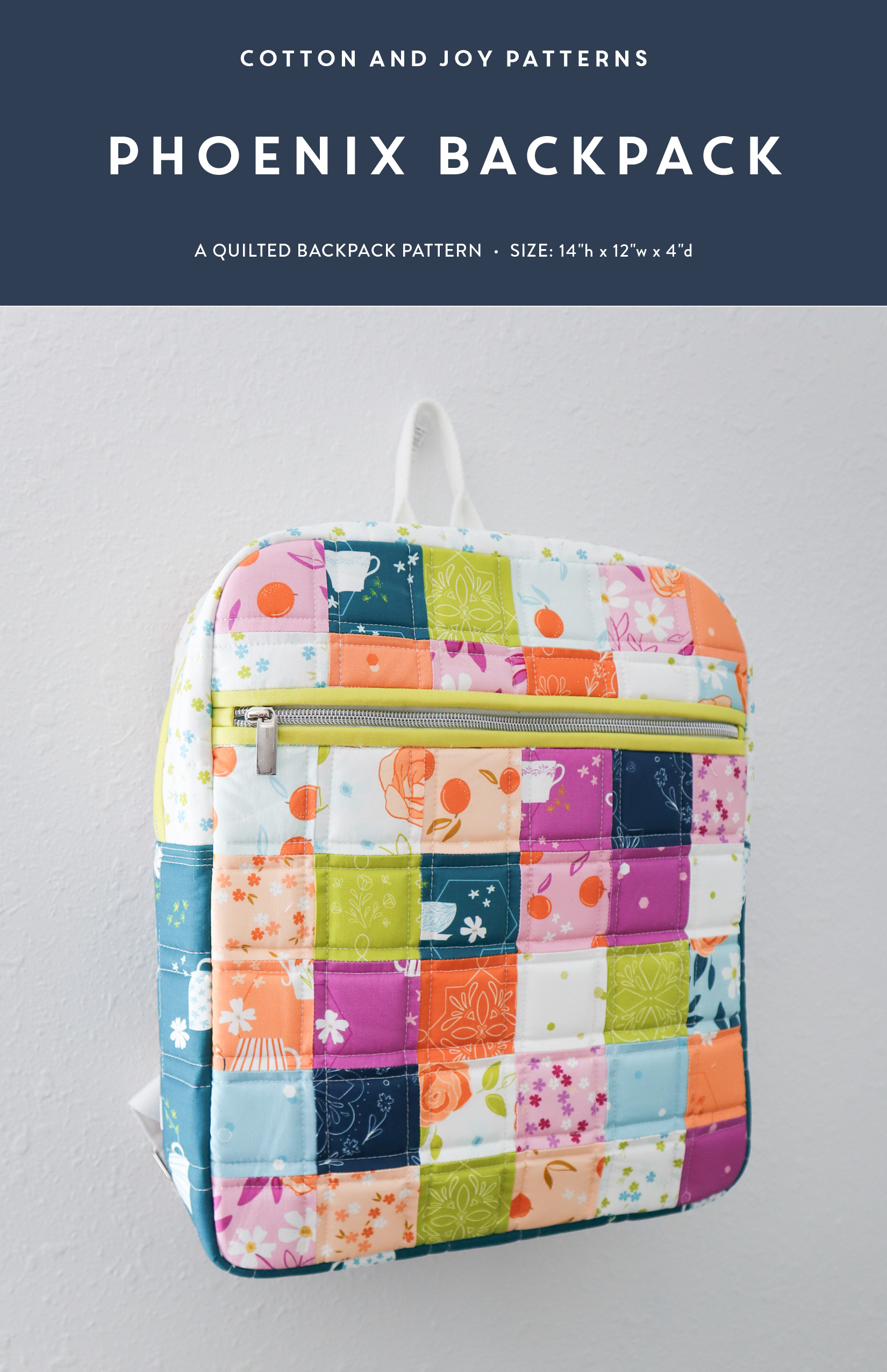 Phoenix Backpack Sewing Pattern by Cotton and Joy - Sewfinity.com