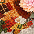 Cozy Little Cottage Cross Stitch Pattern by Counting Puddles - Sewfinity.com