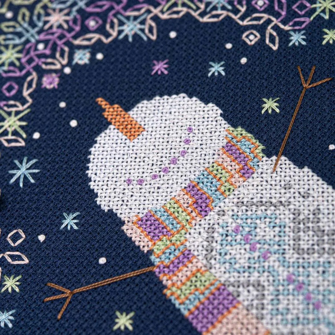 Magical Snowflakes Cross Stitch Pattern by Counting Puddles - Sewfinity.com