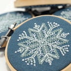 Mini Snowflake Ornaments Cross Stitch Pattern by Counting Puddles - Sewfinity.com