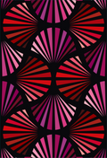 Deco Glam Quilt Kit - Red Pink by Gingerly Quilt Co - Sewfinity.com