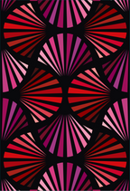 Deco Glam Quilt Kit - Red Pink by Gingerly Quilt Co - Sewfinity.com