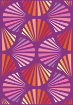 Deco Glam Quilt Kit - Pink Orange by Gingerly Quilt Co - Sewfinity.com