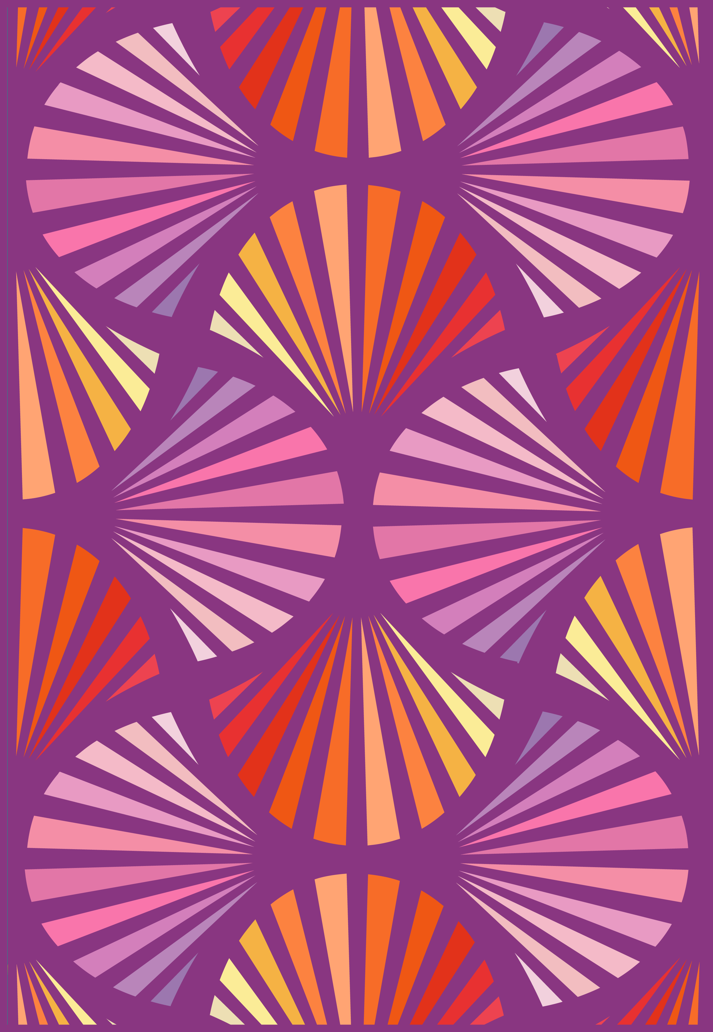 Deco Glam Quilt Kit - Pink Orange by Gingerly Quilt Co - Sewfinity.com
