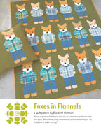 Foxes in Flannels Quilt Pattern by Elizabeth Hartman - Sewfinity.com
