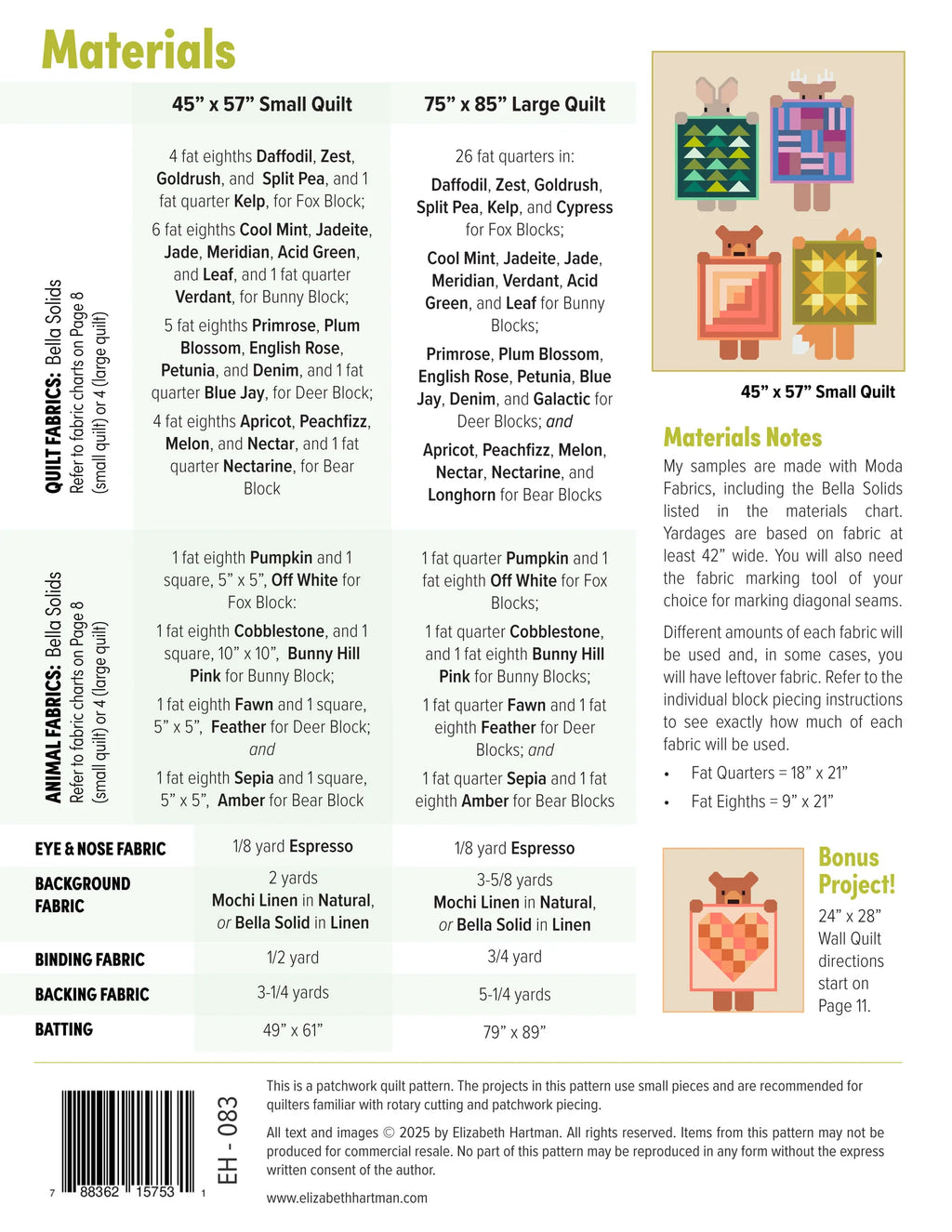 Show and Tell Quilt Pattern by Elizabeth Hartman - Sewfinity.com