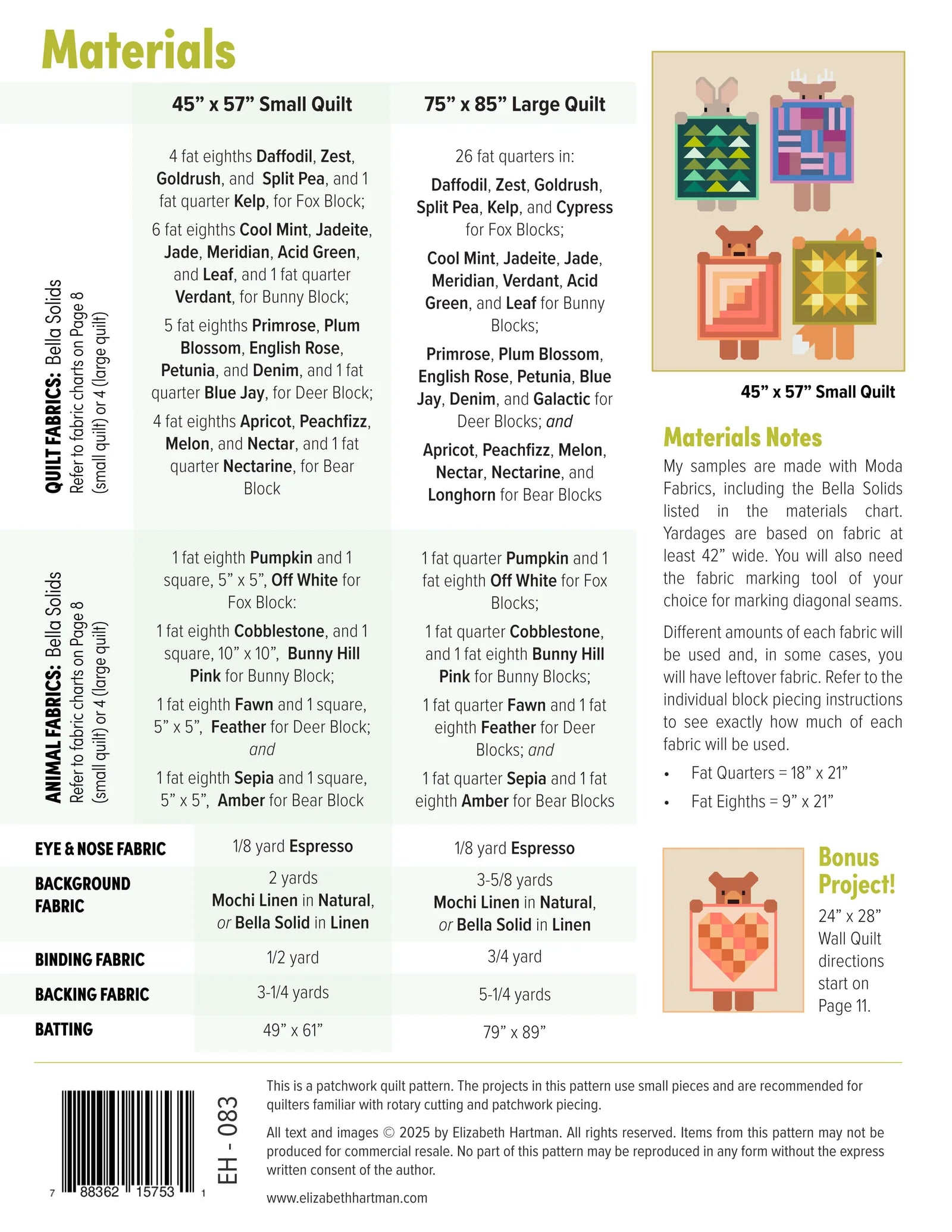 Show and Tell Quilt Pattern by Elizabeth Hartman - Sewfinity.com