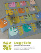 Snuggly Sloths Quilt Pattern by Elizabeth Hartman - Sewfinity.com