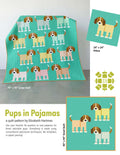 Pups in Pajamas Quilt Pattern by Elizabeth Hartman - Sewfinity.com