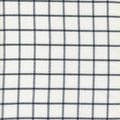 Easy Living Toweling 18 Inch - Grid - Off White and Black