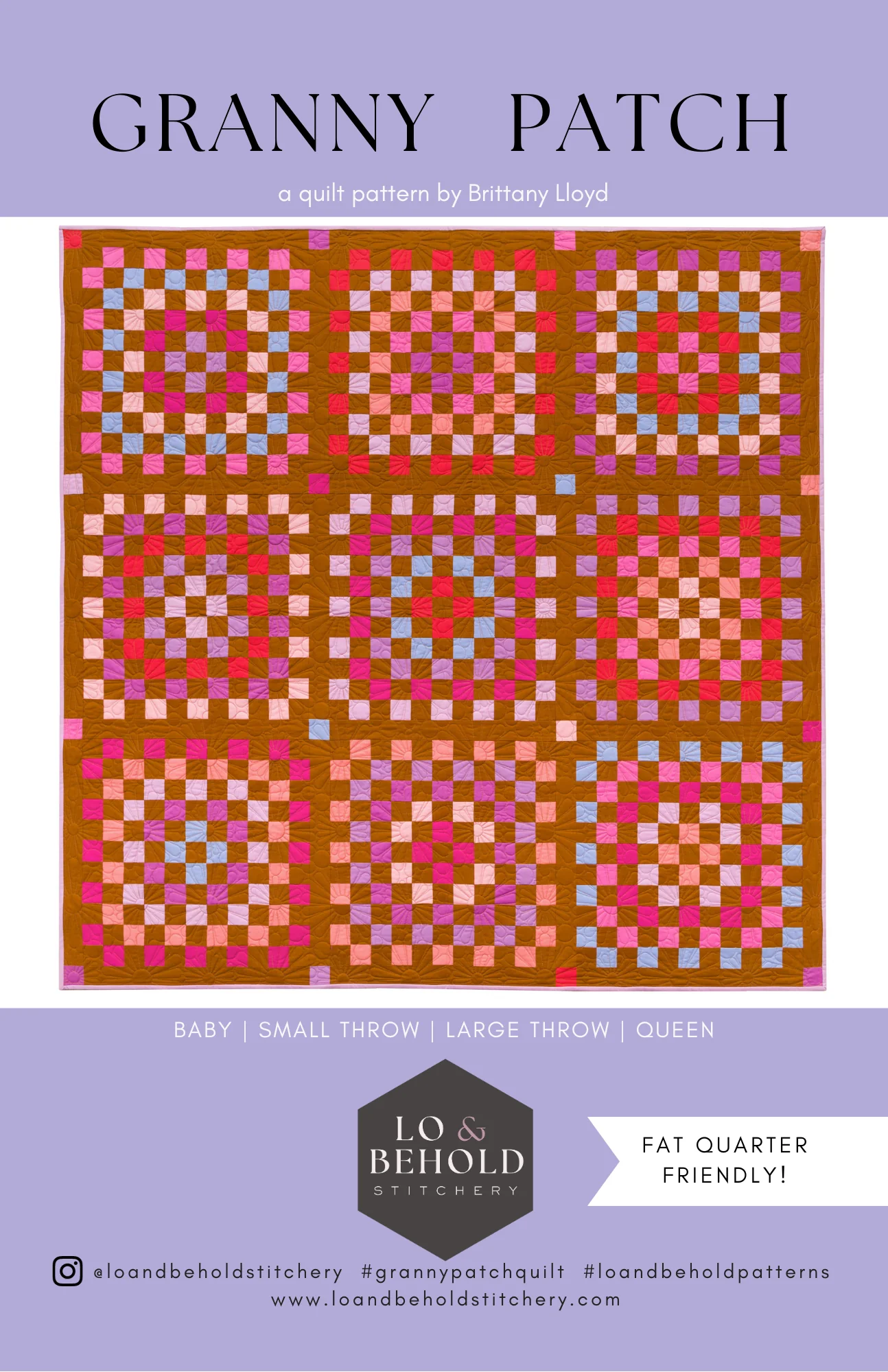 Granny Patch Quilt Pattern by Lo and Behold Stitchery - Sewfinity.com