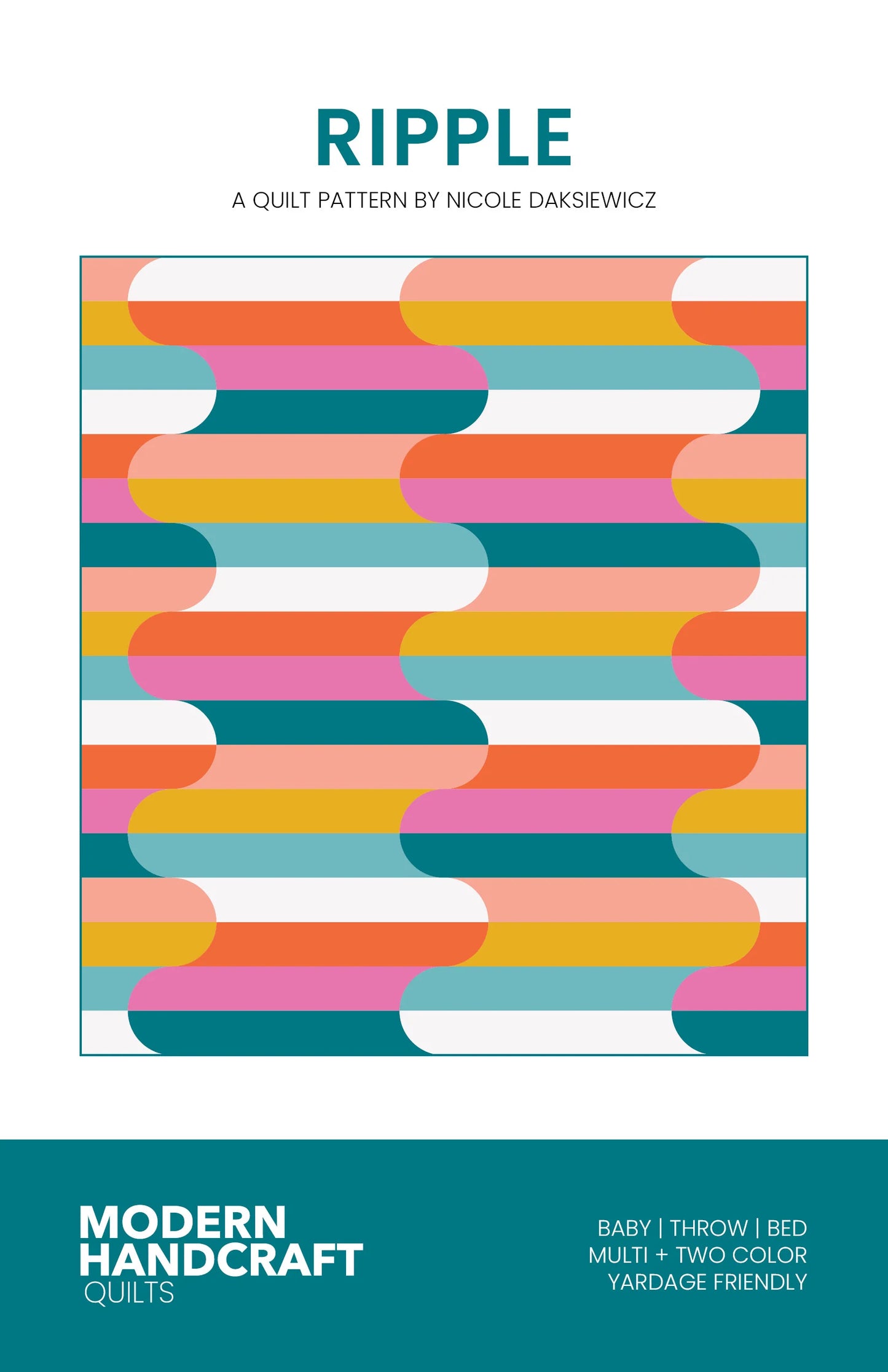 Ripple Quilt Pattern by Modern Handcraft - Sewfinity.com