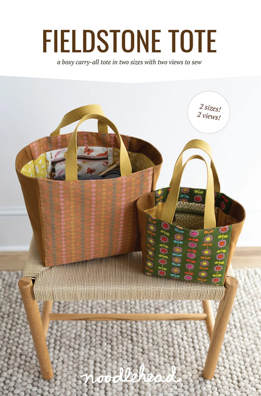 Fieldstone Tote Sewing Pattern by Noodlehead - Sewfinity.com
