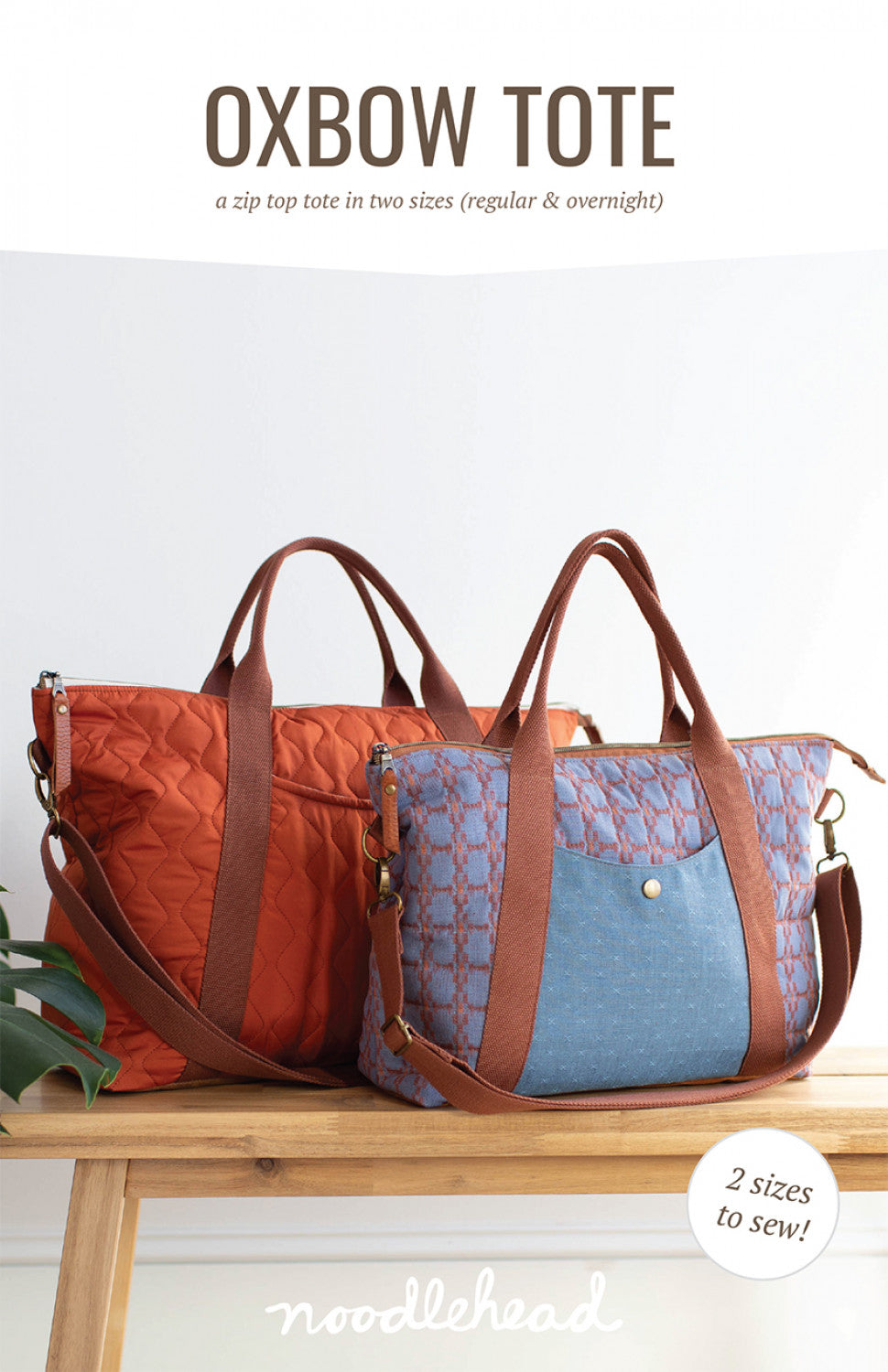 Oxbow Tote Sewing Pattern by Noodlehead - Sewfinity.com