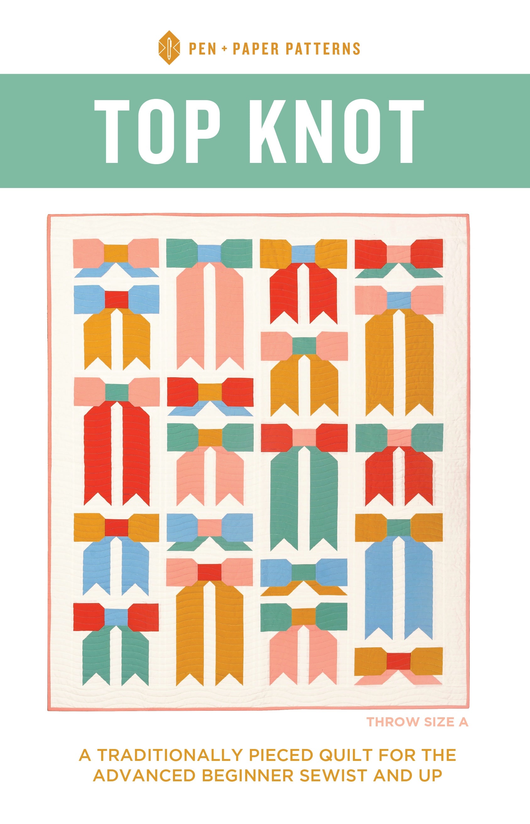 Top Knot Quilt Pattern by Pen and Paper Patterns - Sewfinity.com