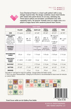 Cozy Checkered Hearts Quilt Pattern by Quilty Love - Sewfinity.com