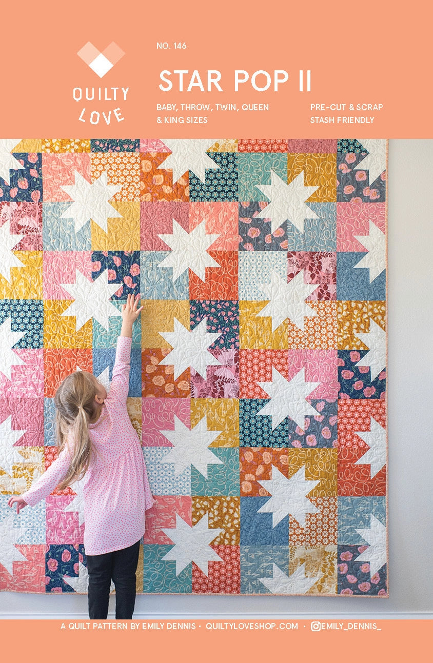 Star Pop II Quilt Pattern by Quilty Love - Sewfinity.com