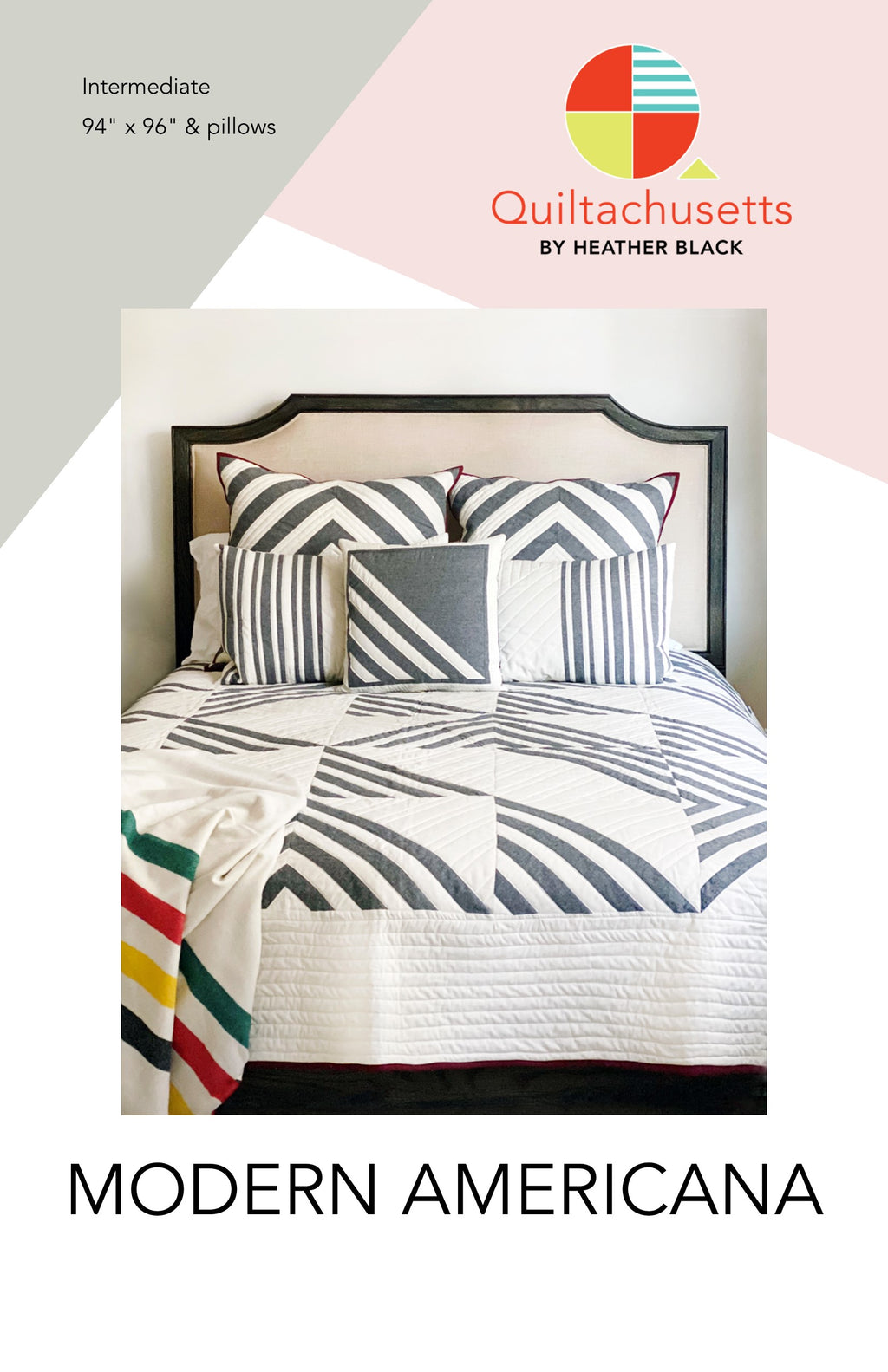 Modern Americana Quilt Pattern by Quiltachusetts - Sewfinity.com