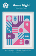 Game Night Cross Stitch Pattern by Sarah Ruiz Quilts - Sewfinity.com