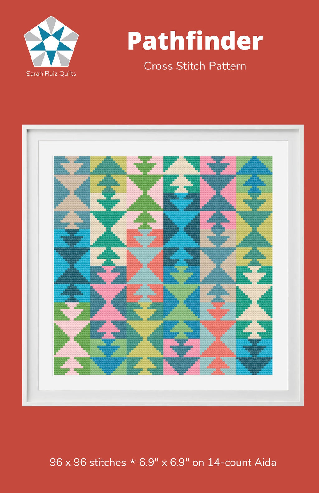 Pathfinder Cross Stitch Pattern by Sarah Ruiz Quilts - Sewfinity.com