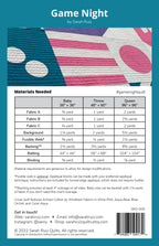 Game Night Quilt Pattern by Sarah Ruiz Quilts