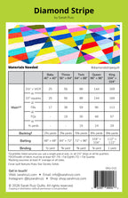 Diamond Stripe Quilt Pattern by Sarah Ruiz Quilts - Sewfinity.com
