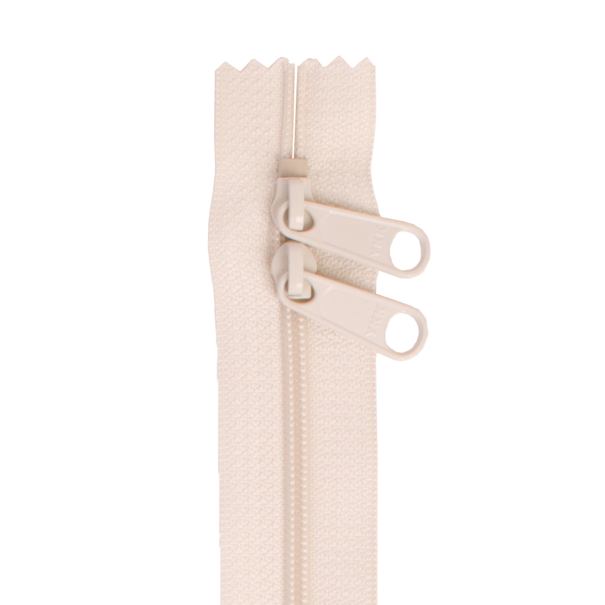 Handbag Zipper - Double Slide - 30in - Ivory