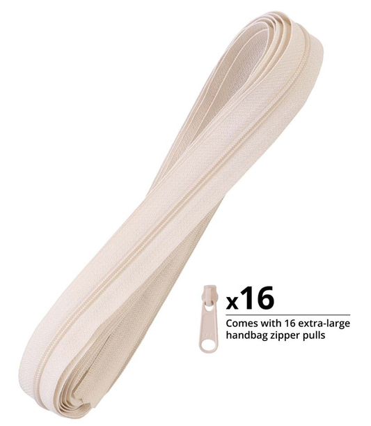 Zippers By The Yard - Ivory - Sewfinity.com