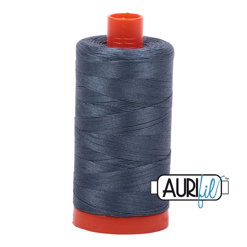 Aurifil Cotton Mako 50wt Thread Spool - Medium Grey